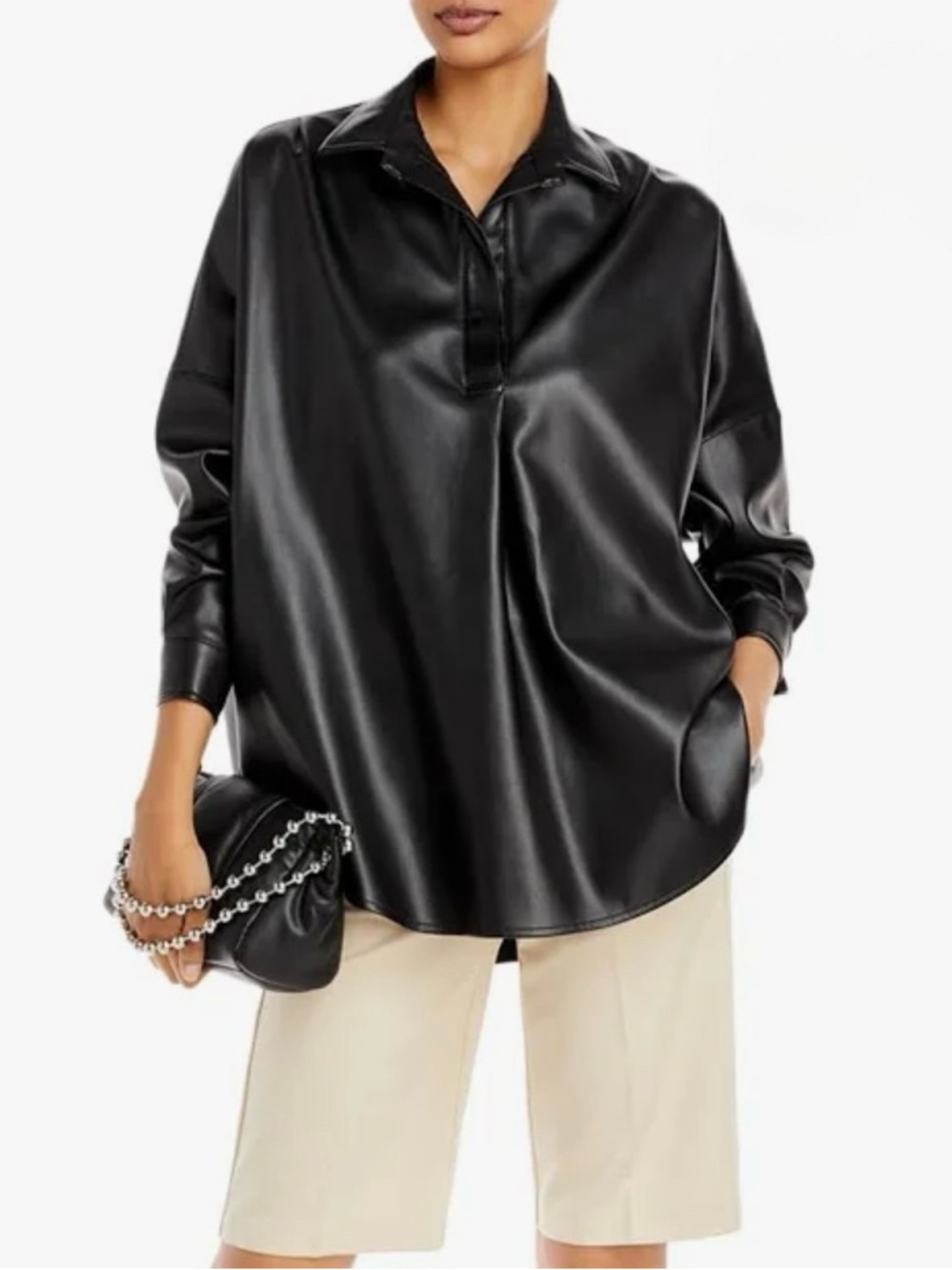 French Connection Crolenda Popover Shirt